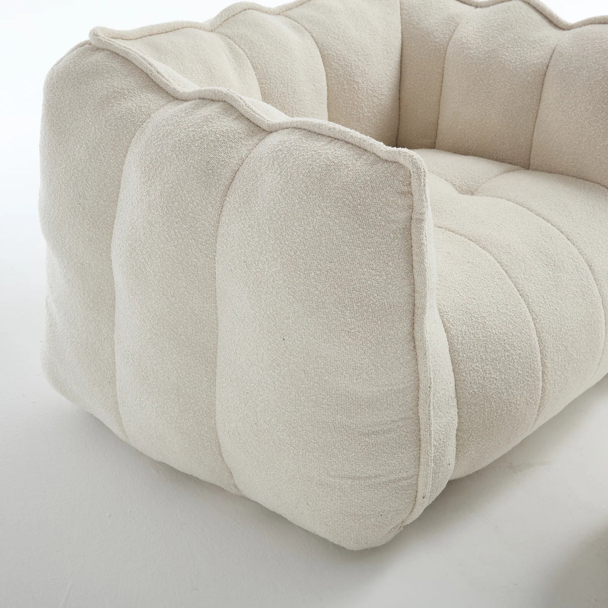Soft Chenille Bean Bag Chair With High Resilient Foam - Omega Lifestyles