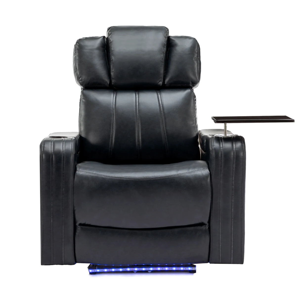 Power PU Leather Recliner Chair With Cooling Cup Holder - Omega Lifestyles