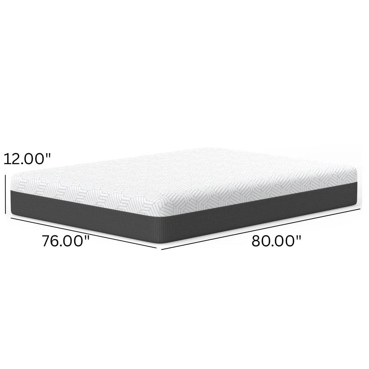 King Soft 12-Inch Phase Change Cooling Memory Foam Mattress - Omega Lifestyles