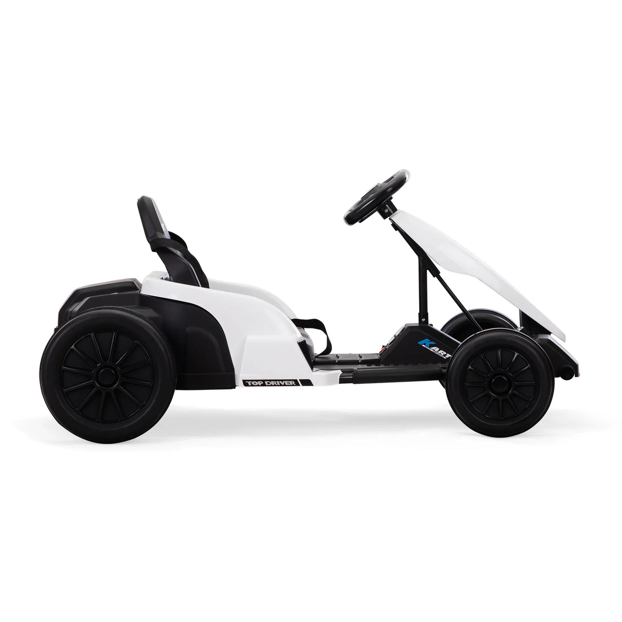 Electric Kids Ride-On Go-Kart With Music and Safety Gear - Omega Lifestyles