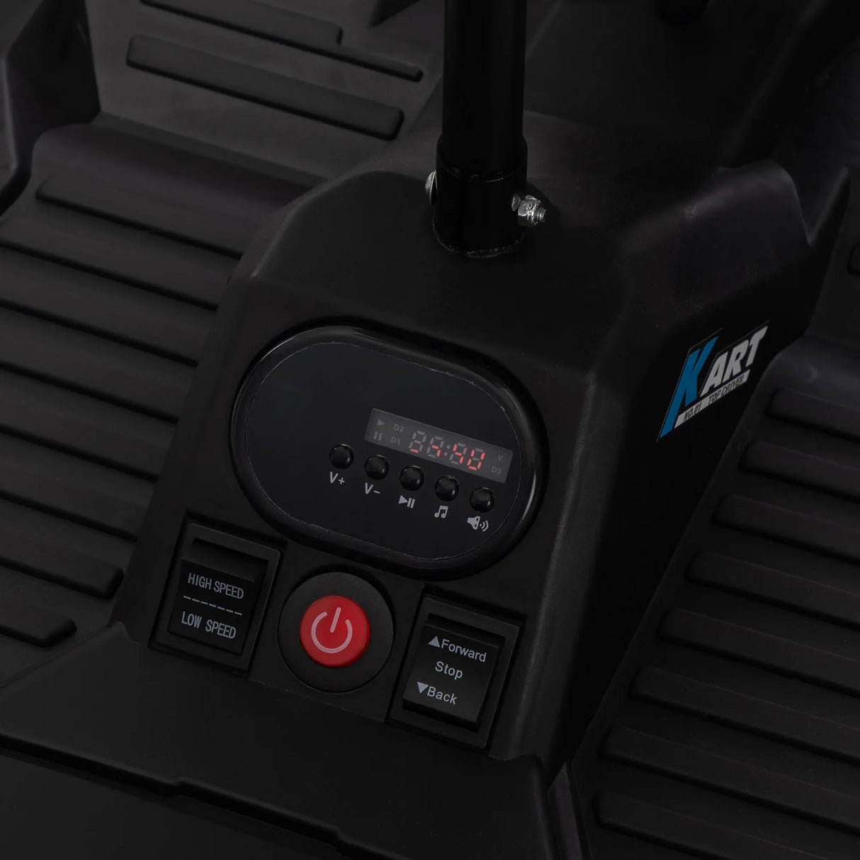 Electric Kids Ride-On Go-Kart With Music and Safety Gear - Omega Lifestyles