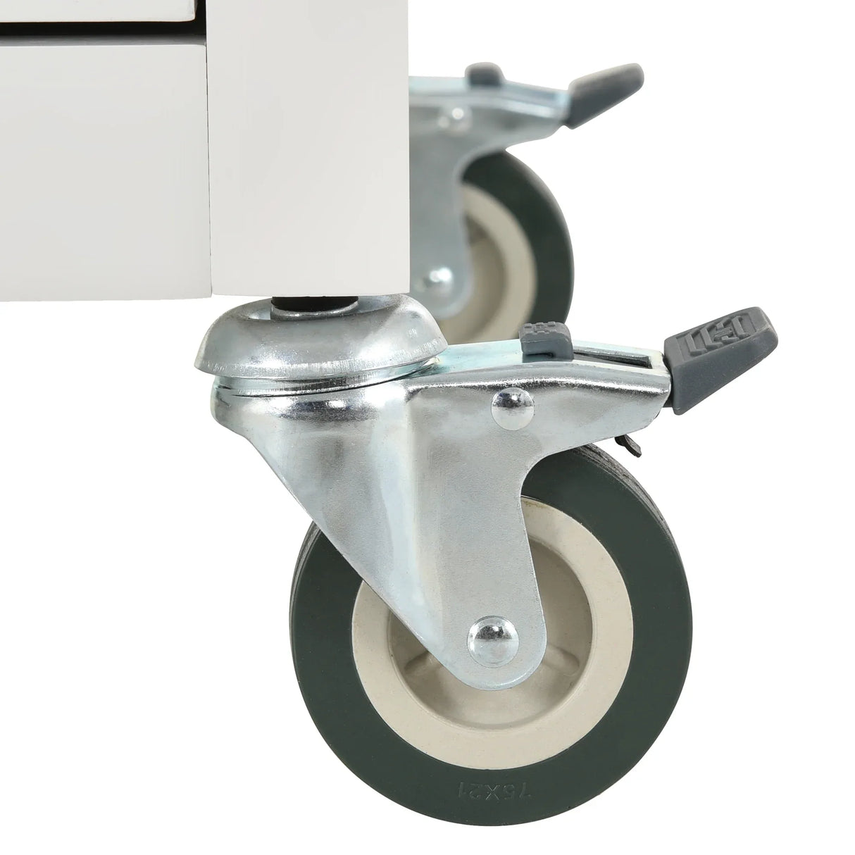 Kitchen Island Cart Solid Wood Top Four Door Cabinet - Omega Lifestyles