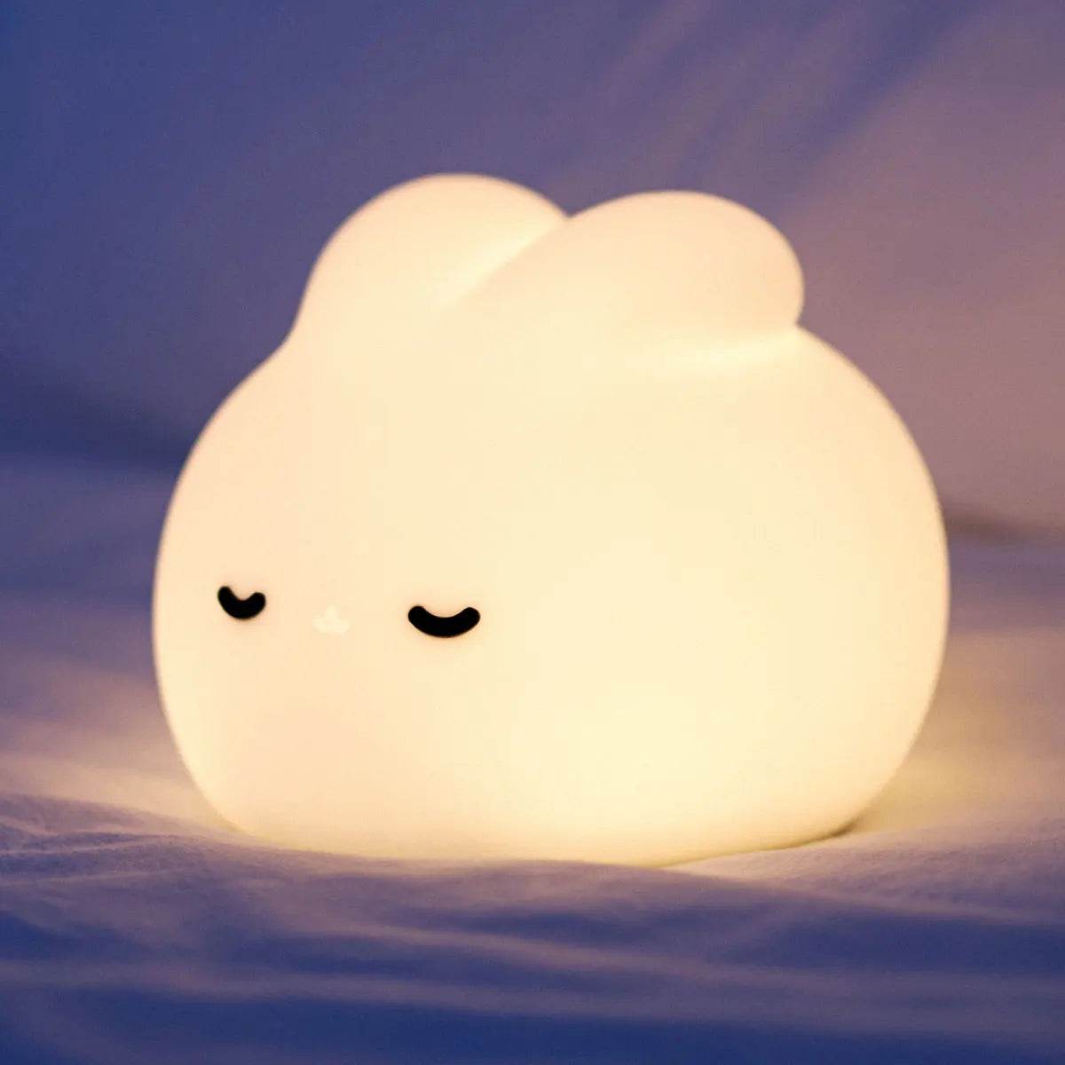 Cute Bunny Silicone Rechargeable LED Night Light - Sleep Galleria