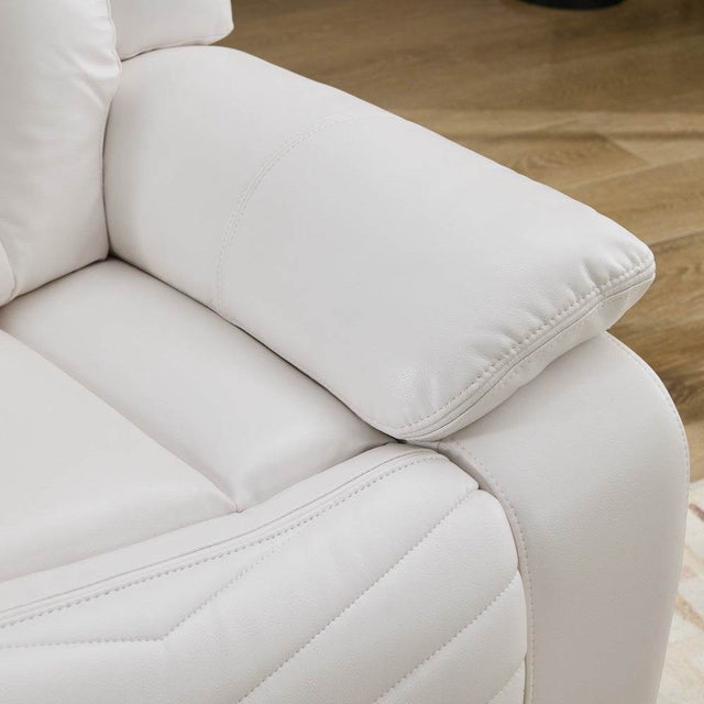 Technical Leather 6-Seat Power Reclining Sofa Set With USB Charger - Omega Lifestyles