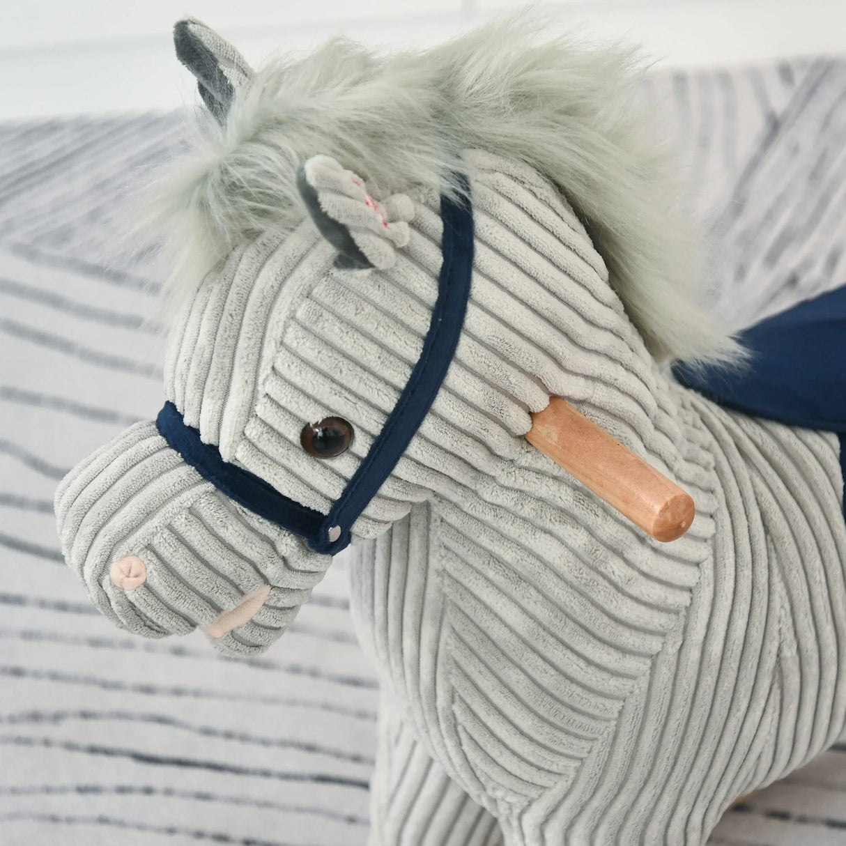Plush Kids Rocking Horse With Realistic Sounds - Omega Lifestyles