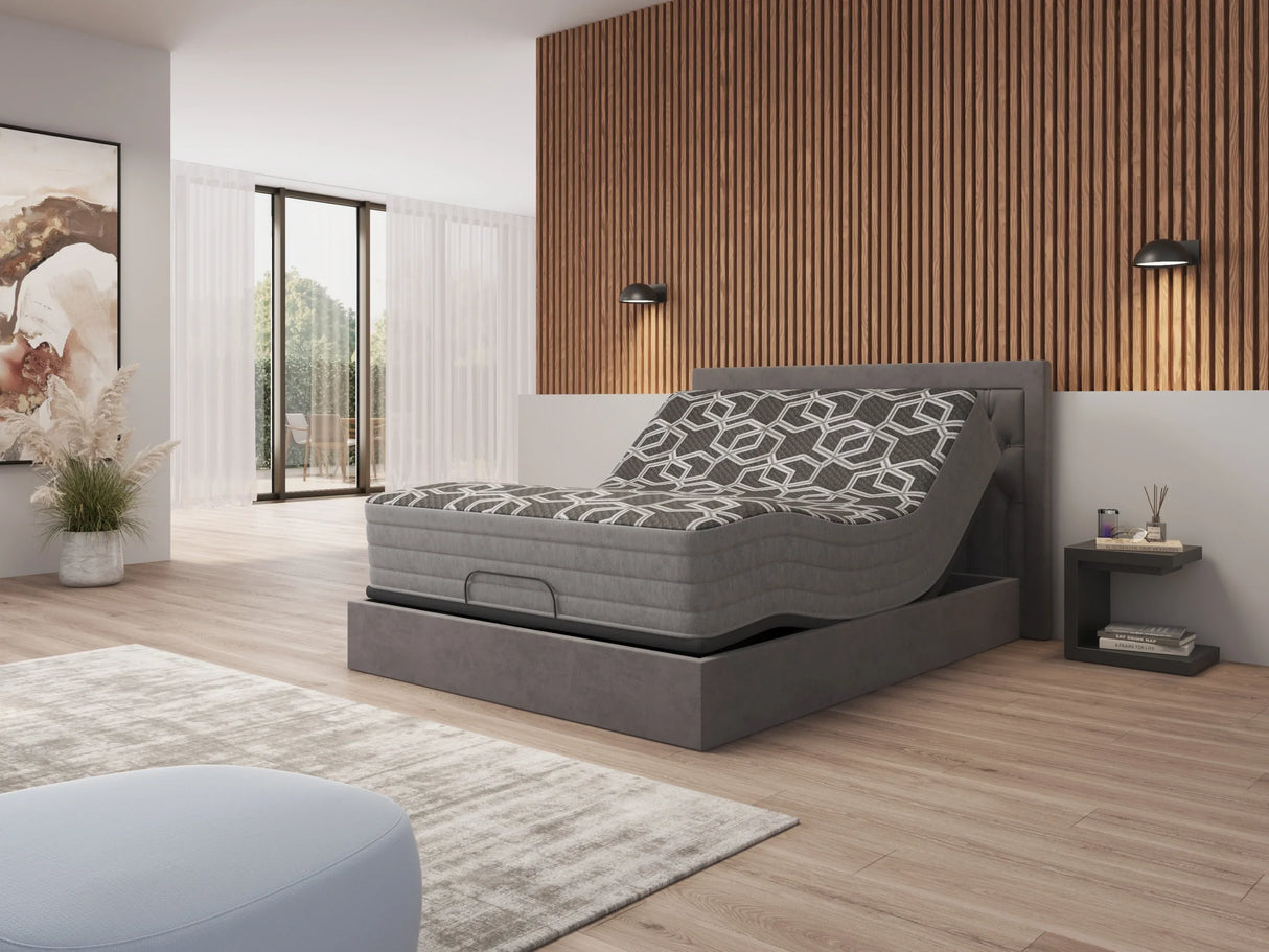 Medium 12-Inch Hybrid Plush King Foam Spring Mattress - Omega Lifestyles