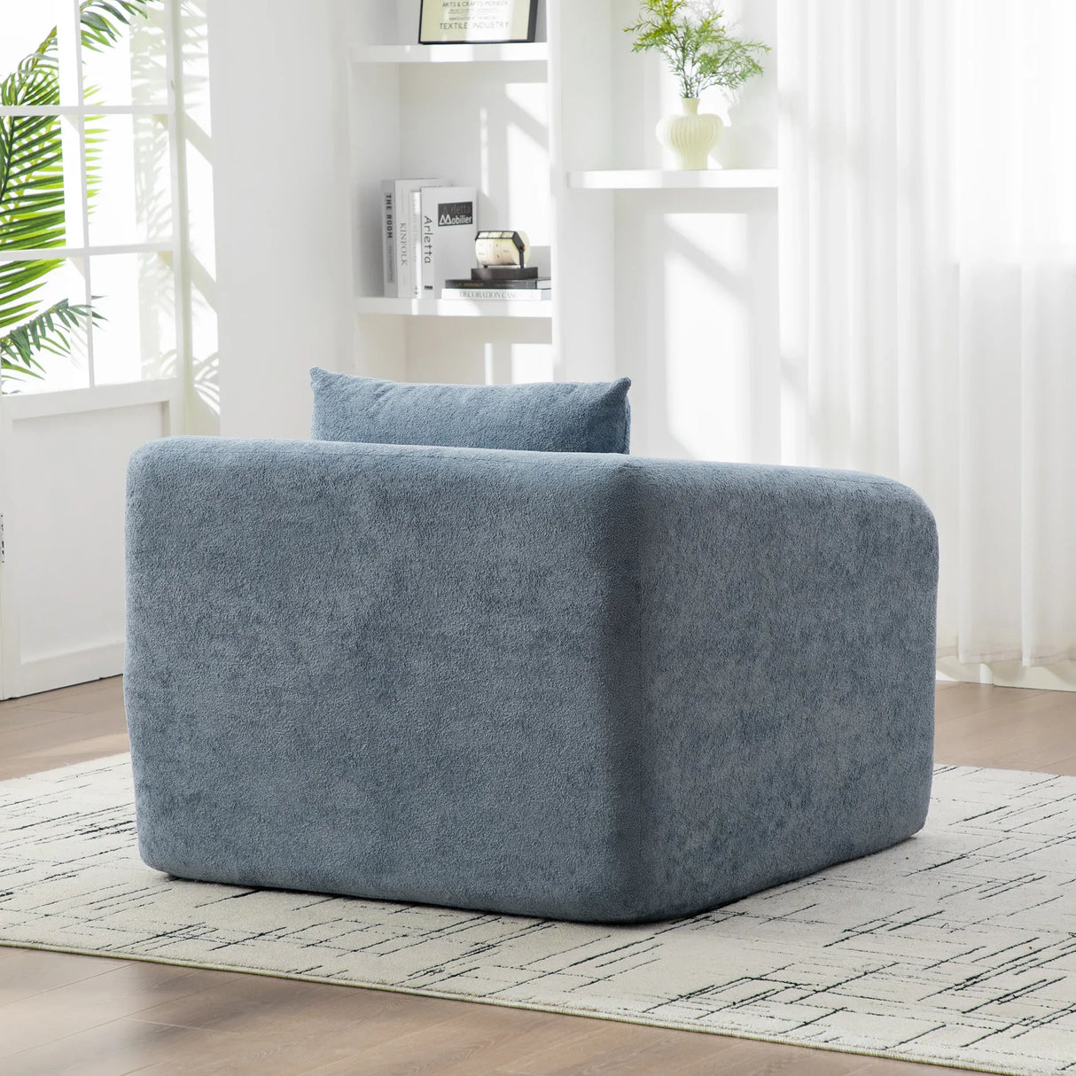 Convertible Chenille High-Density Foam Single Sofa Bed - Omega Lifestyles