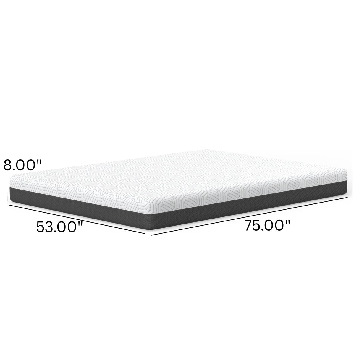 Full Firm 8-Inch Pur Chill Cooling Memory Foam Mattress - Omega Lifestyles