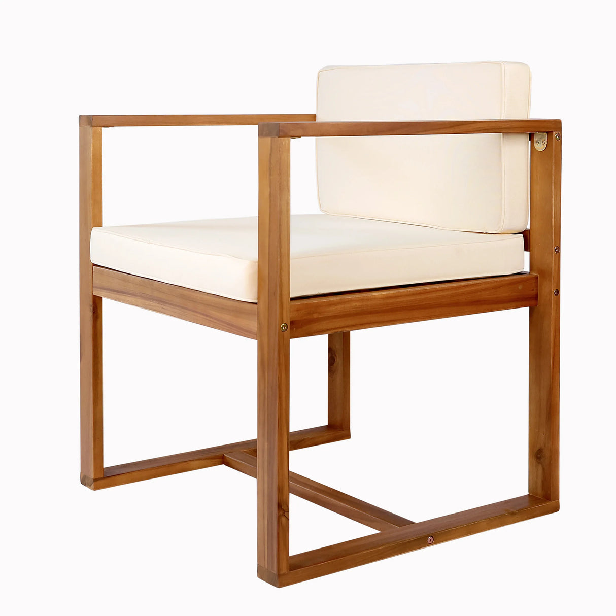 Acacia Wood Patio Dining Table And Chairs Set Of 5 - Omega Lifestyles