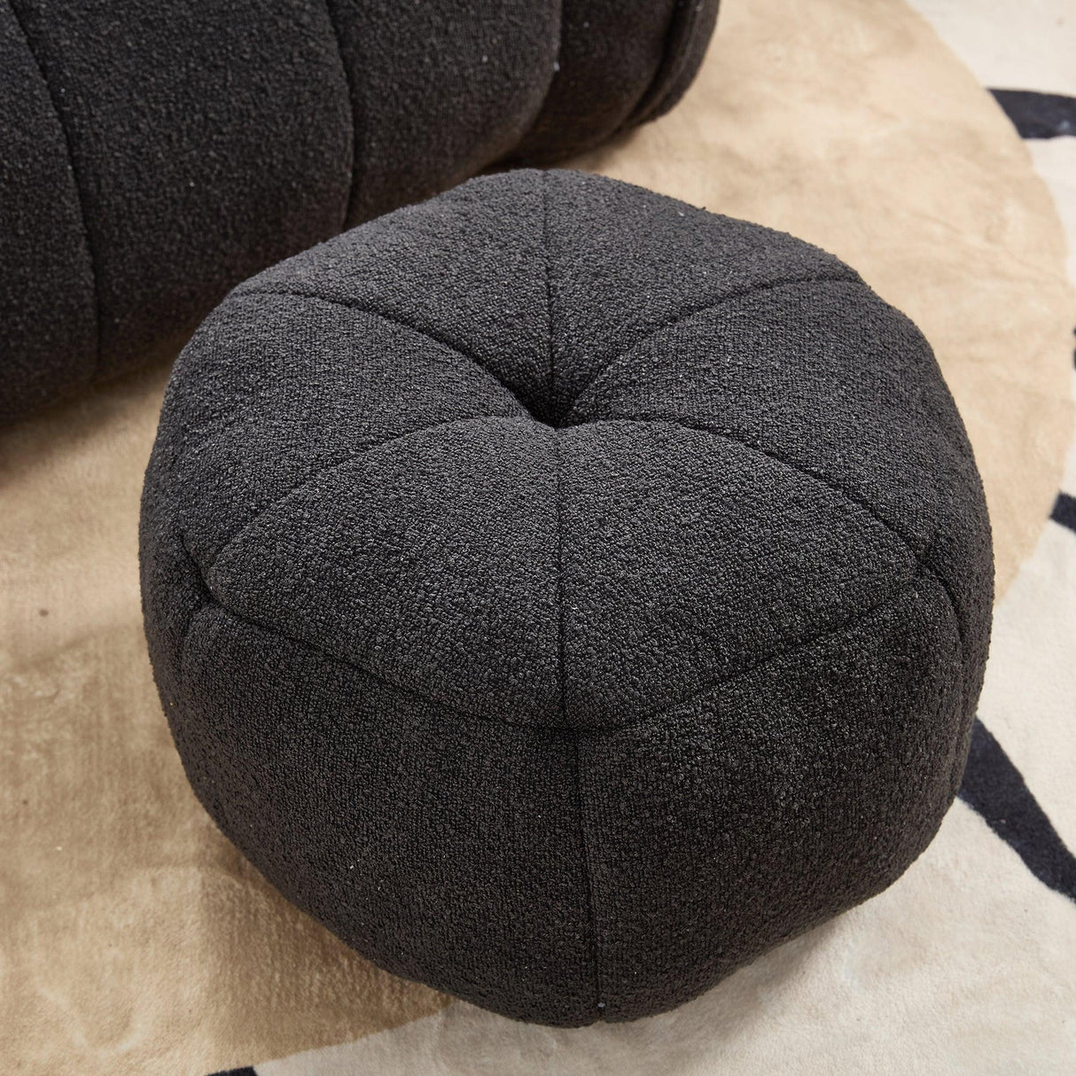 Soft Chenille High Resilient Foam Bean Bag Chair - Omega Lifestyles