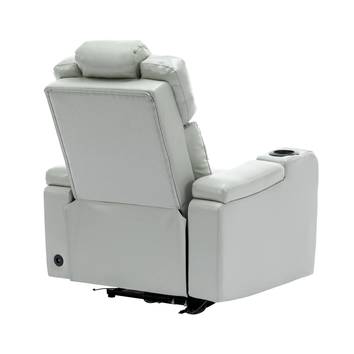 Modern PU Leather Power Recliner Chair With Bluetooth Speaker - Omega Lifestyles