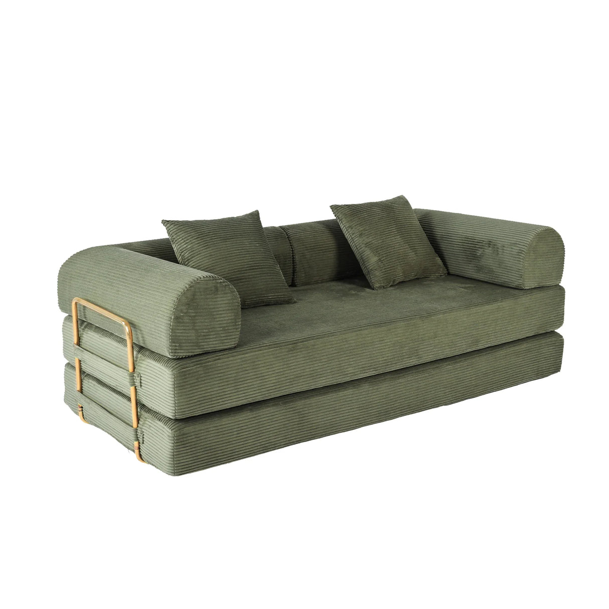 Foldable Memory Foam Sofa Bed With Pillows - Omega Lifestyles