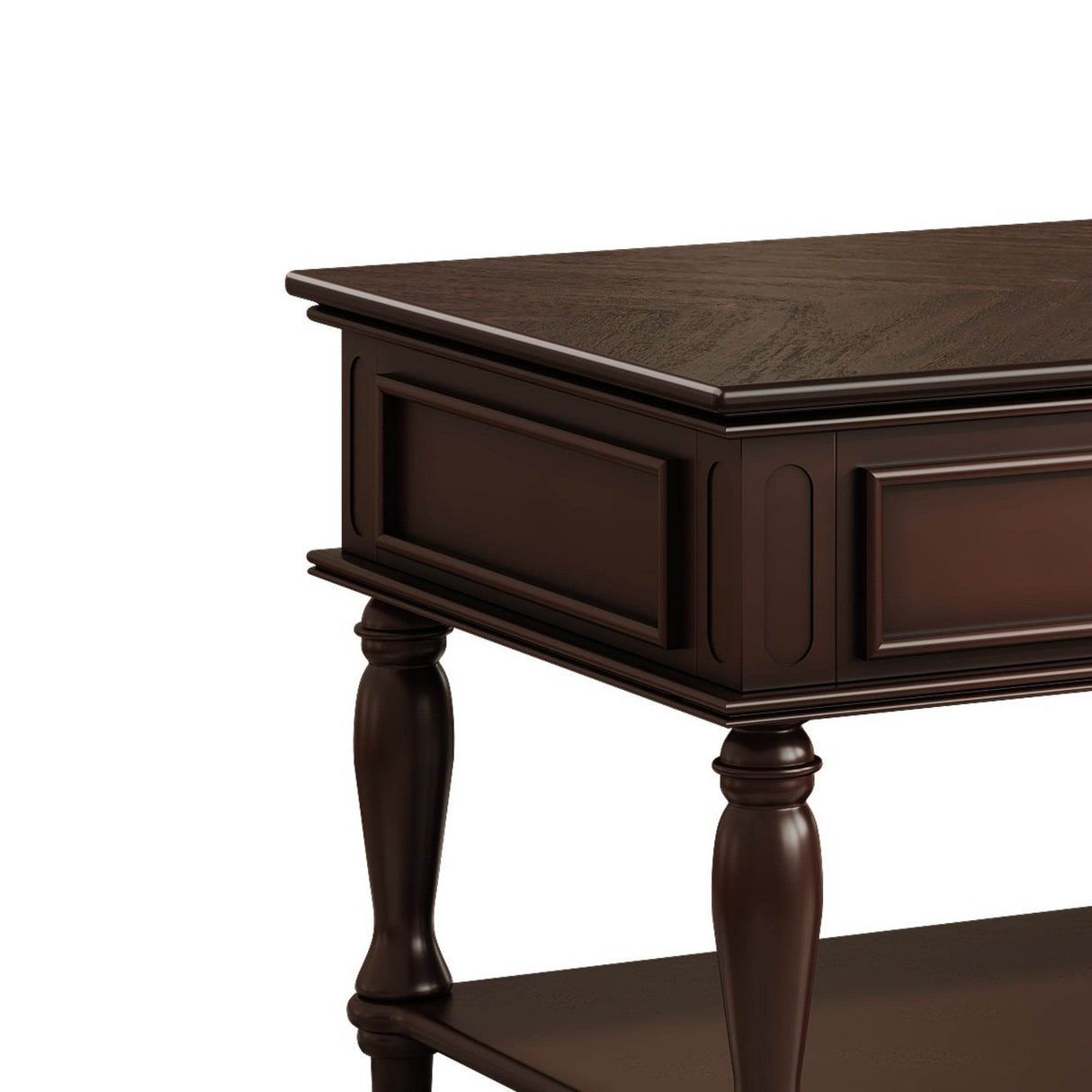 Retro Farmhouse Coffee Table With Drawer And Wheels - Sleep Galleria