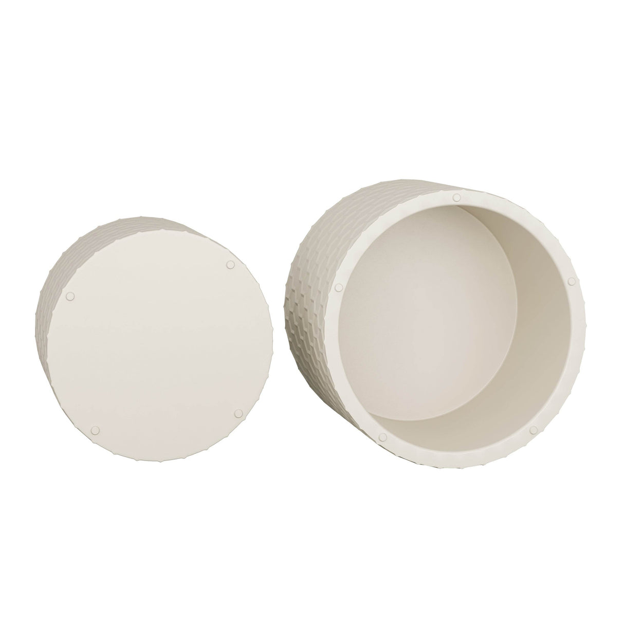 2-Piece Minimalist Honeycomb Design Nesting Coffee Table Set - Sleep Galleria