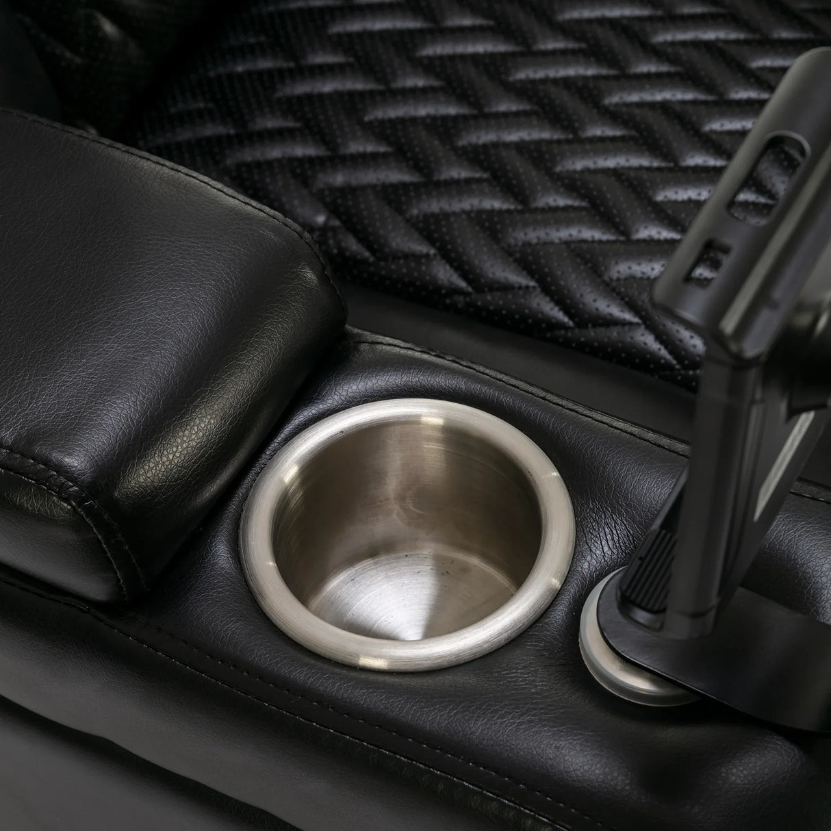 Power Reclining PU Leather Home Theater Recliner Chair - Omega Lifestyles