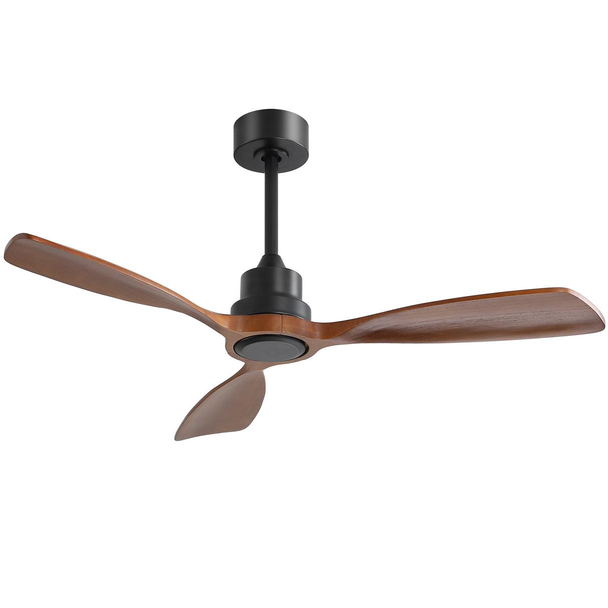 48-Inch Reversible DC Motor Solid Wood Ceiling Fan