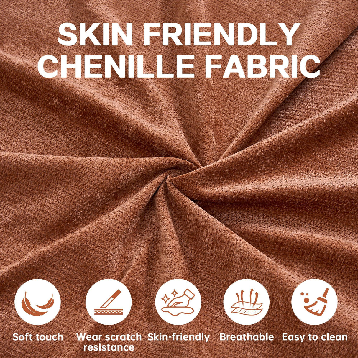 Modern Linen Foam-Filled Convertible Sleeper Sofa Bed With Pillows - Omega Lifestyles