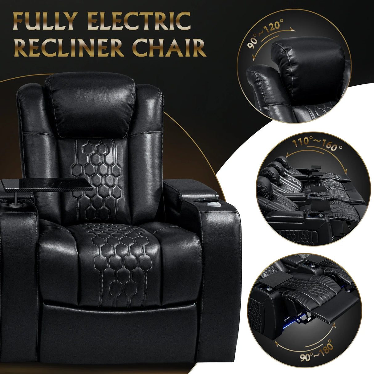 Ultra-Plush Top-Grain Nappa Genuine Leather Massage Chair - Omega Lifestyles