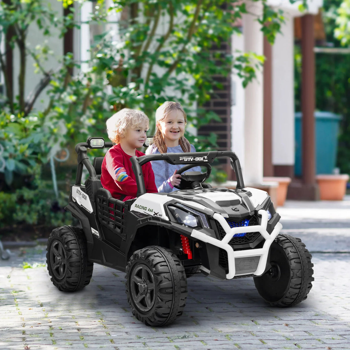 24V Dual Motor 2-Seater Kids Electric Ride-On Car - Omega Lifestyles