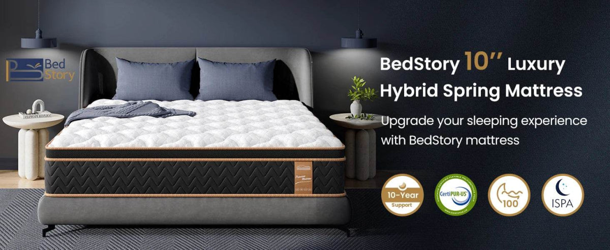 Medium 12-Inch Gel-Infused Cooling Memory Foam Hybrid Mattress - Sleep Galleria