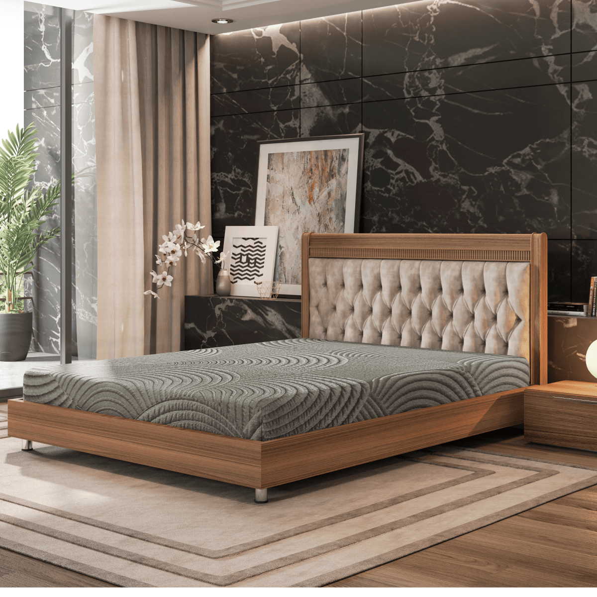 8-Inch Firm Gel-Infused Cooling Memory Foam Mattress - Sleep Galleria