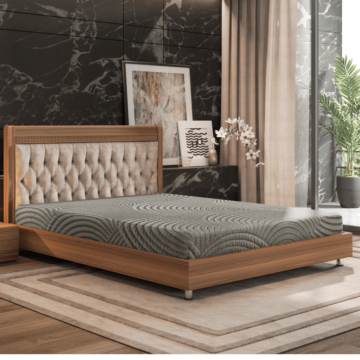 8-Inch Firm Gel-Infused Cooling Memory Foam Mattress - Sleep Galleria