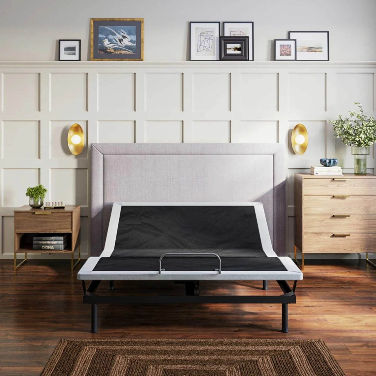 Full Adjustable Steel Bed Base With Head And Foot Adjustment - Sleep Galleria