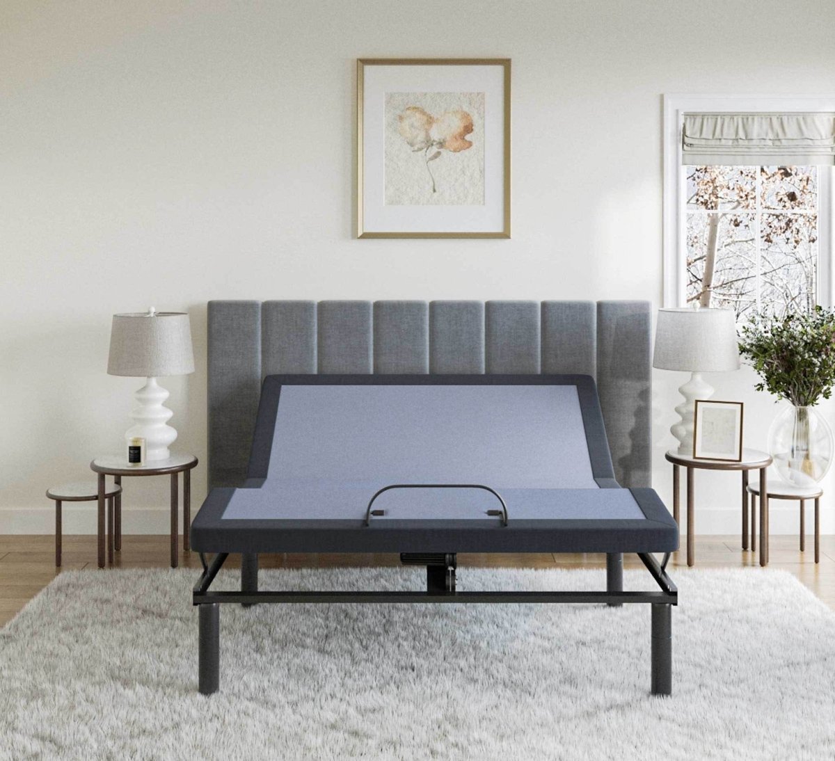 King Steel Adjustable Bed Base With Bluetooth Massage - Sleep Galleria