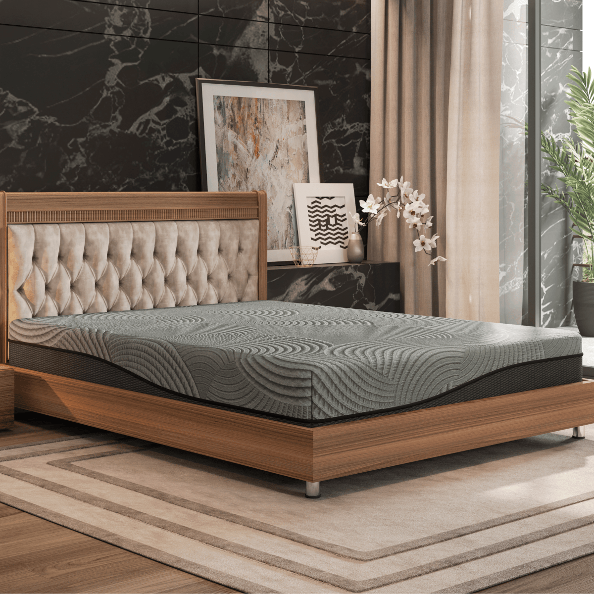 Medium 10-Inch Gel-Infused Cooling Memory Foam Mattress - Sleep Galleria