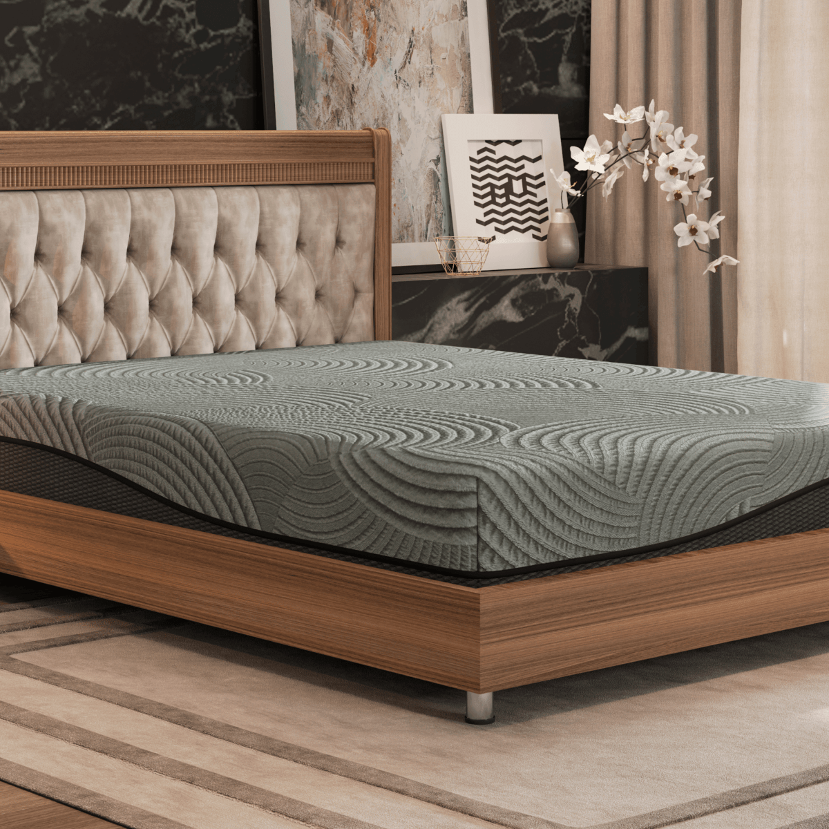 Medium 10-Inch Gel-Infused Cooling Memory Foam Mattress - Sleep Galleria