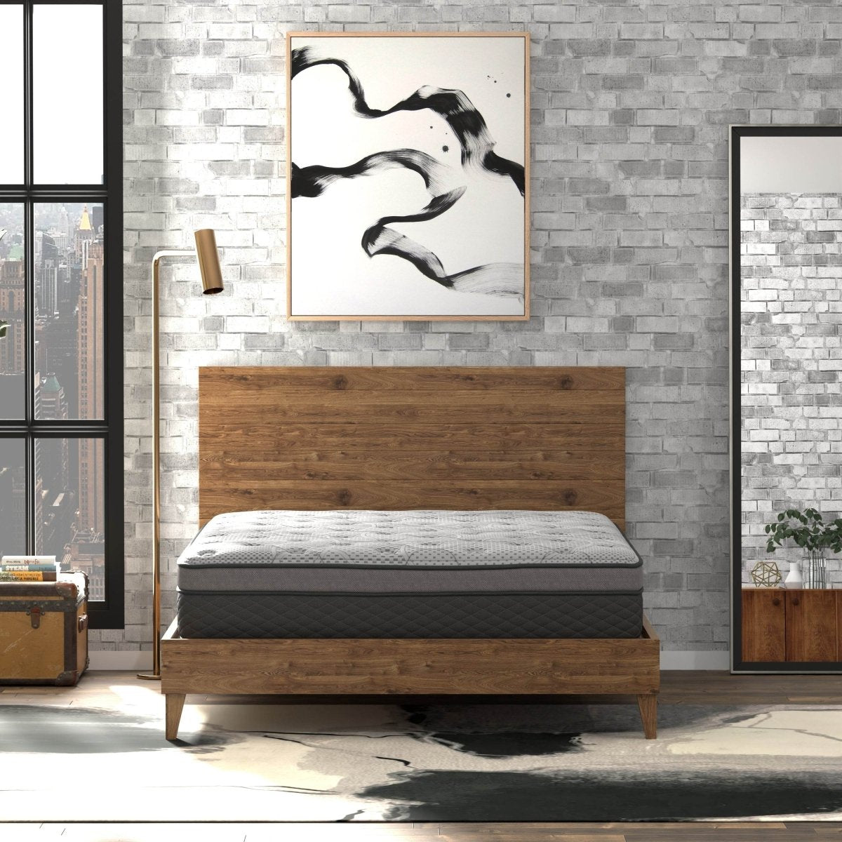 Medium 12-Inch Hybrid Pocket Coil Mattress - Sleep Galleria