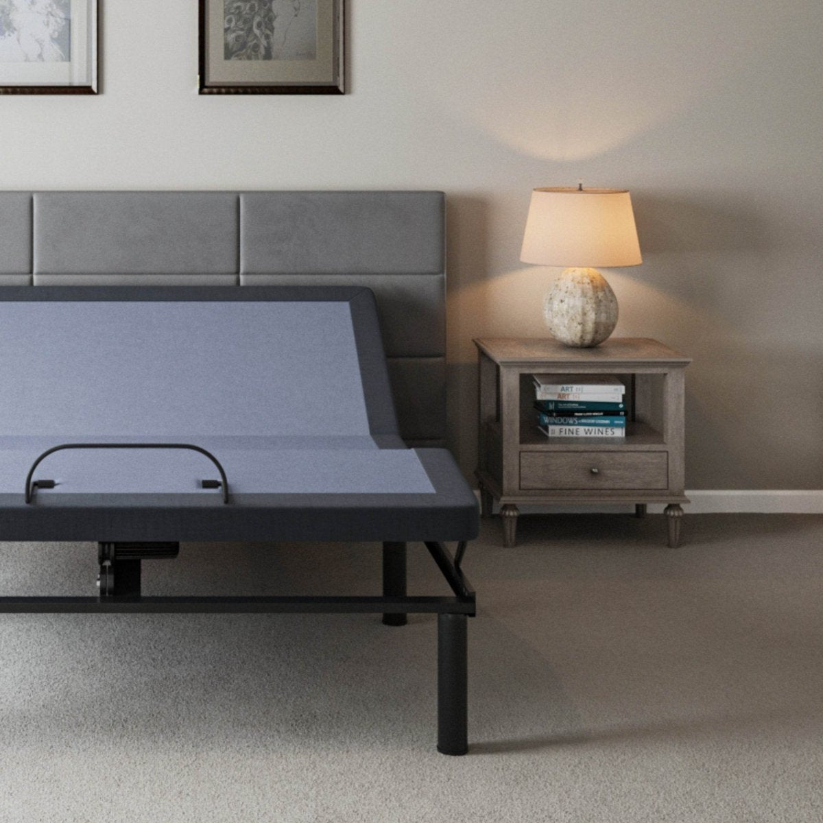 Queen Adjustable Steel Base With Full-Range Positions - Sleep Galleria