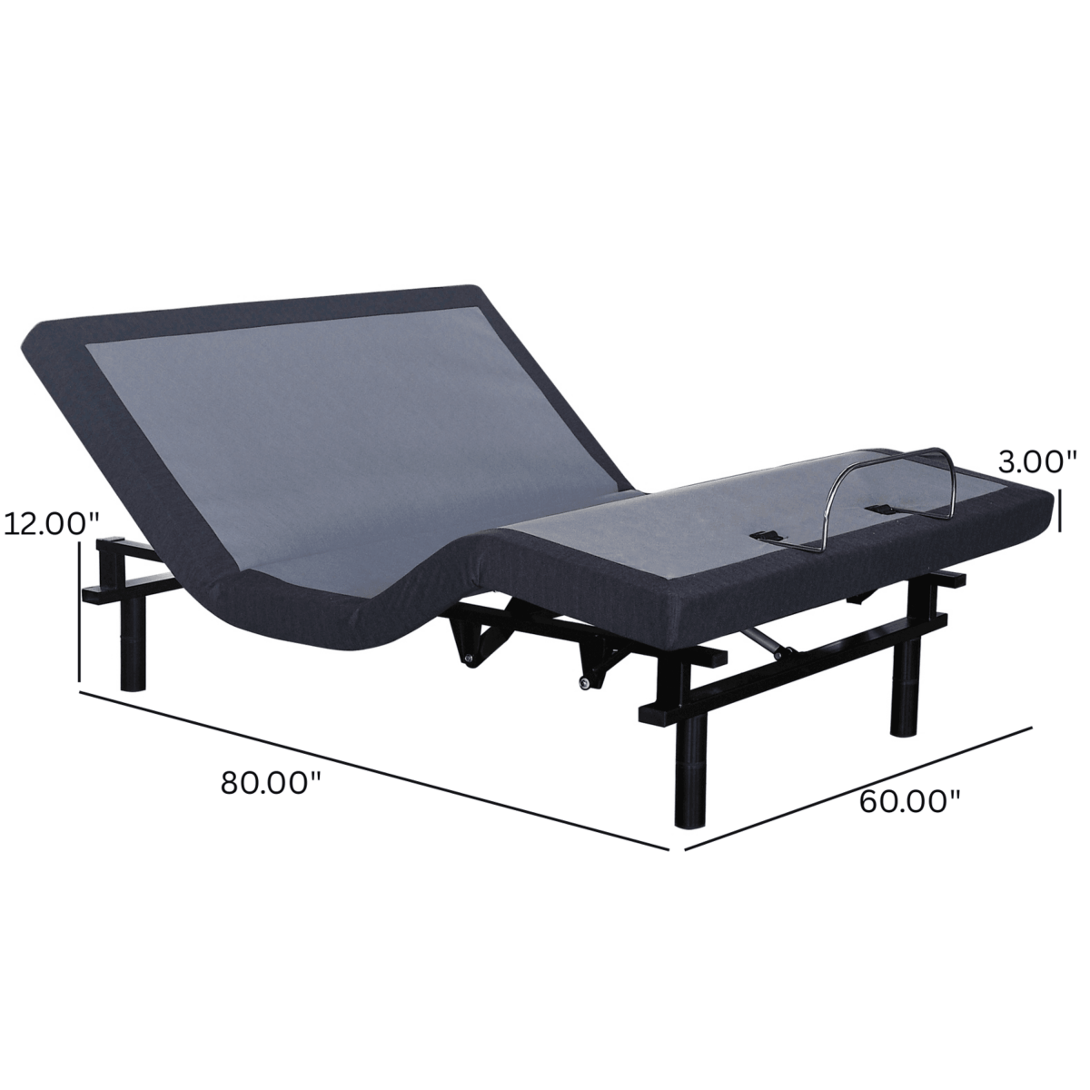 Queen Adjustable Steel Base With Full-Range Positions - Sleep Galleria
