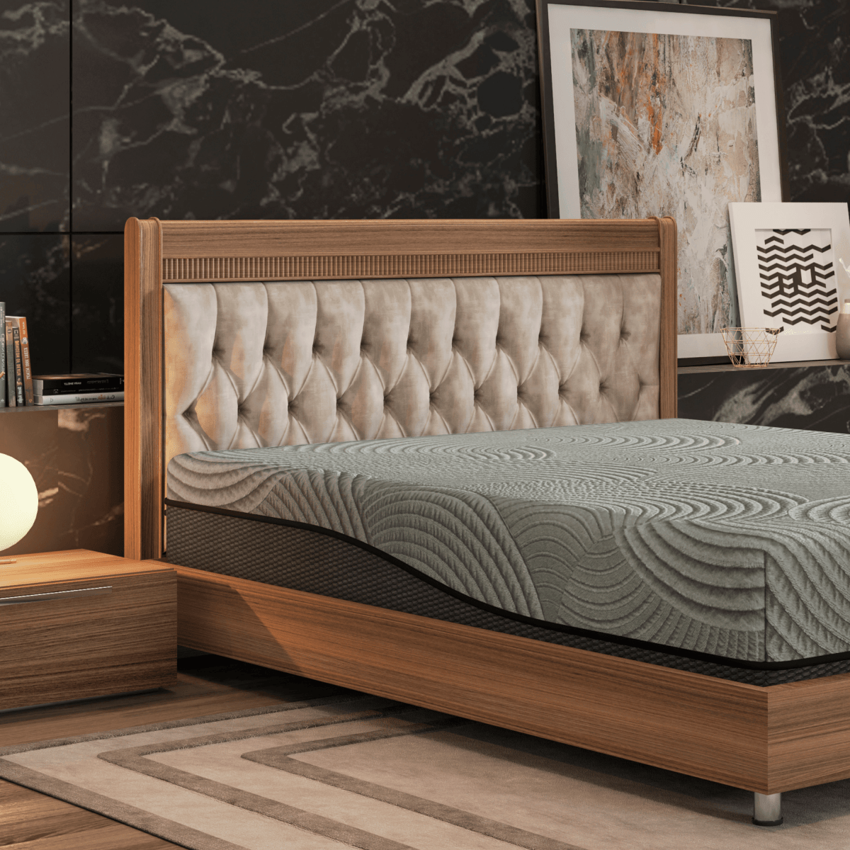 Soft 12-Inch Gel-Infused Cooling Memory Foam Mattress - Sleep Galleria