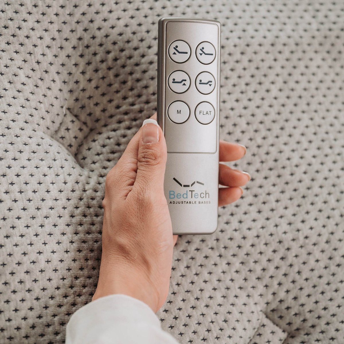 Twin Adjustable Steel Bed Base With Head Foot Remote - Sleep Galleria