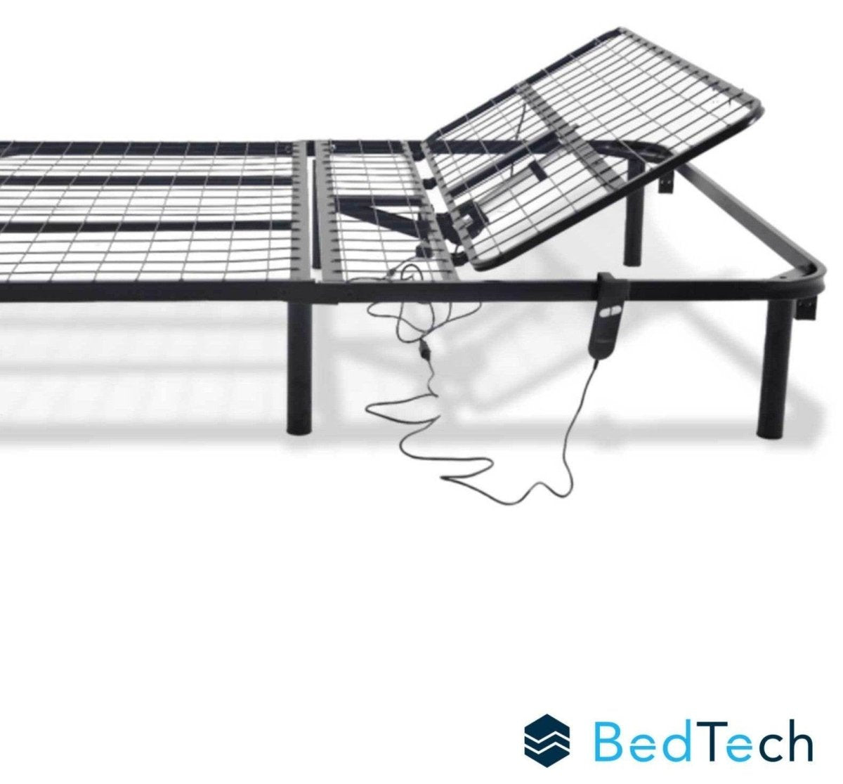 Twin XL Adjustable Steel Bed Base With Head Adjustment - Sleep Galleria