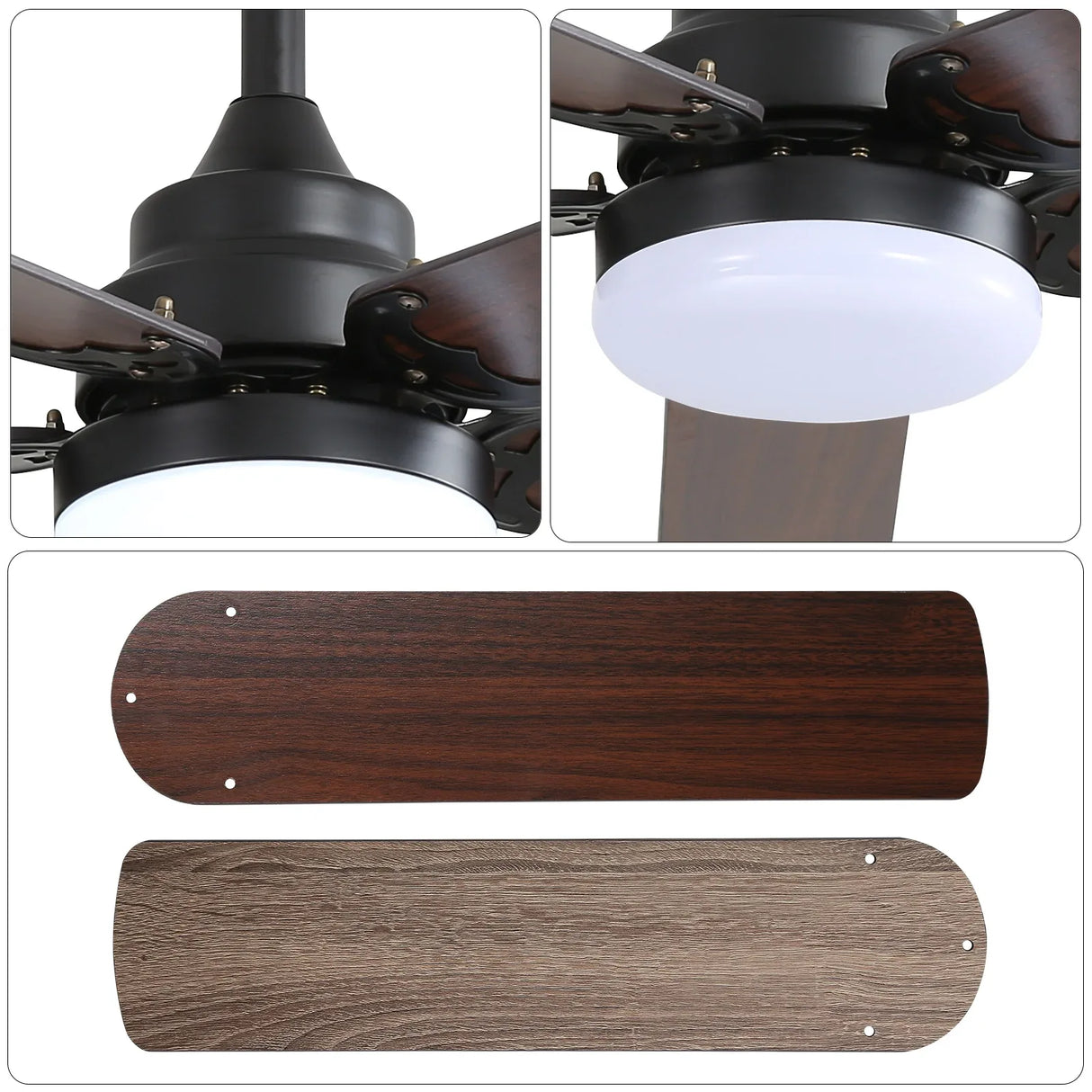 42-Inch Modern Ceiling Fan With Remote Control - Omega Lifestyles