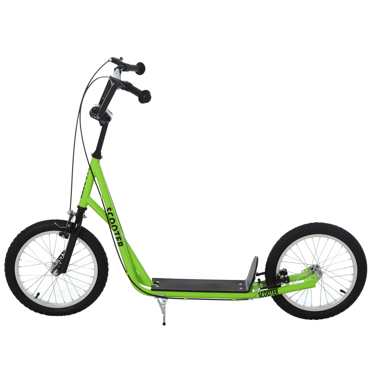 Youth Adjustable Handlebar Kick Scooter With Inflatable Tires - Omega Lifestyles