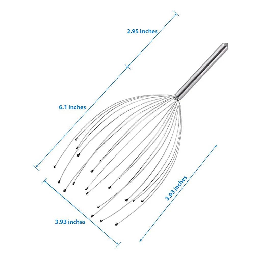 Stainless Steel Manual Head Massage Claw Tool - Sleep Galleria