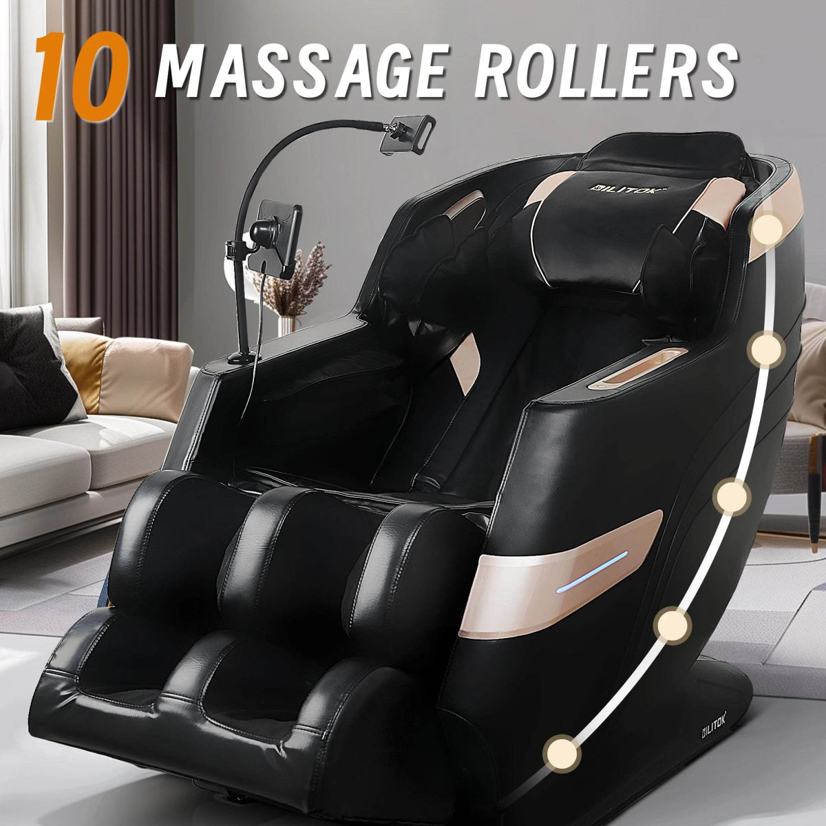 Zero Gravity Full Body Heated Airbag Massage Chair - Omega Lifestyles