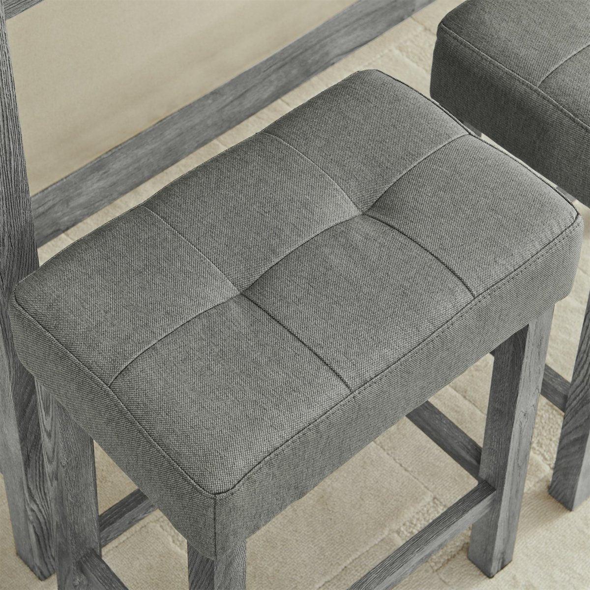 59-Inch Industrial Solid Wood Bar Table And Stools Set - Omega Lifestyles