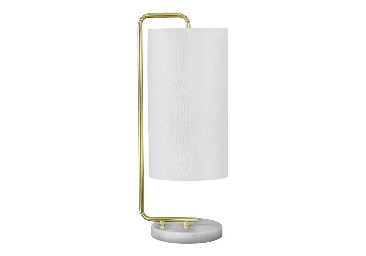 Contemporary 20-Inch Linen Shade Table Lamp - Sleep Galleria