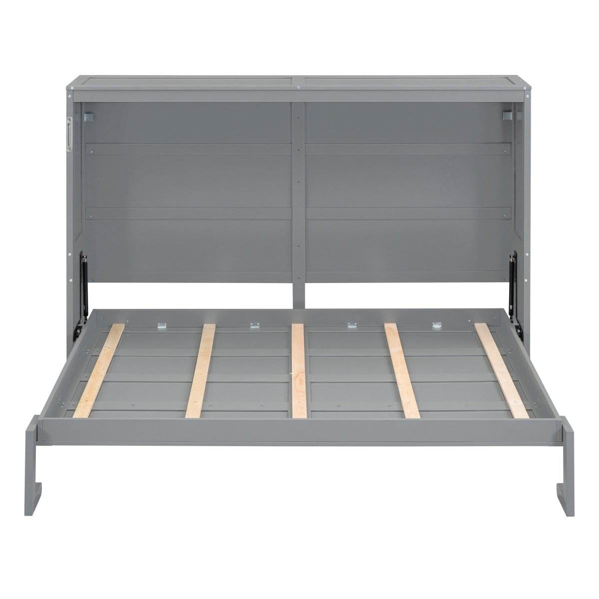 Full Size Gray Plywood Multi-Function Murphy Bed - Sleep Galleria