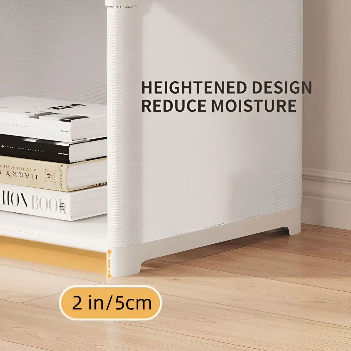 Minimalist Modern 6-Layer Fabric Wardrobe Organizer Cabinet - Omega Lifestyles