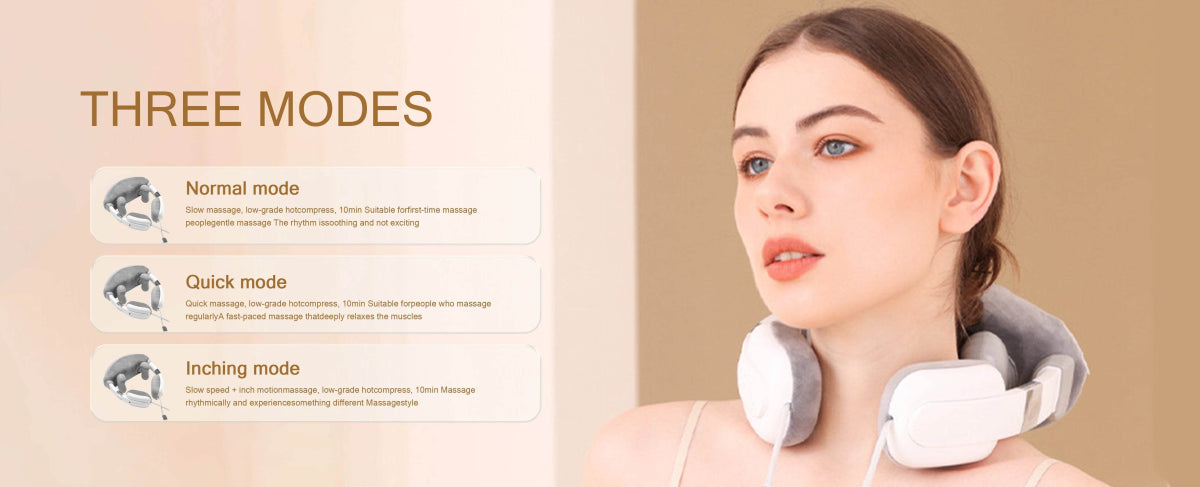 Multifunctional Heated Neck And Shoulder Massage Device - Sleep Galleria