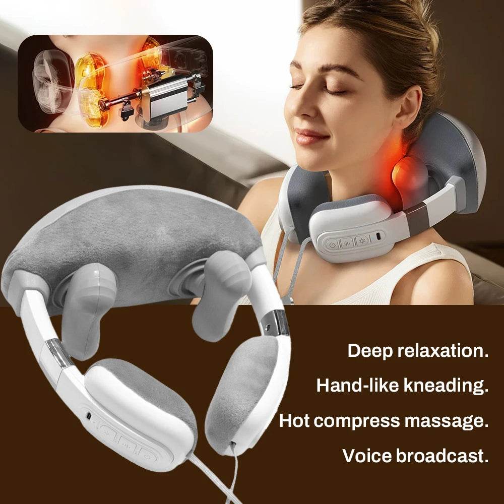 Multifunctional Heated Neck And Shoulder Massage Device - Sleep Galleria