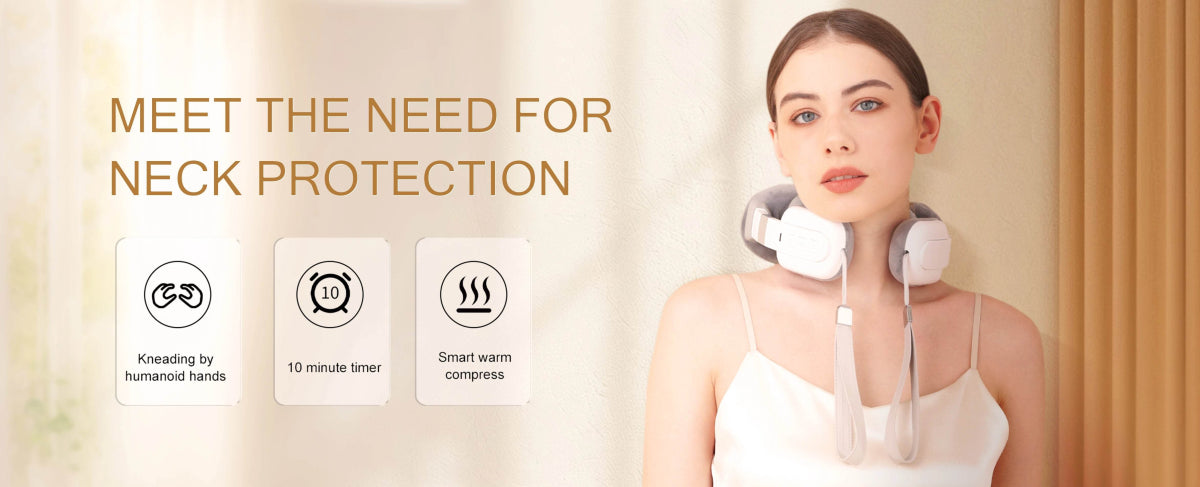 Multifunctional Heated Neck And Shoulder Massage Device - Sleep Galleria