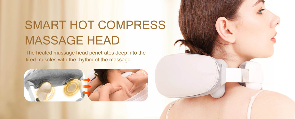 Multifunctional Heated Neck And Shoulder Massage Device - Sleep Galleria