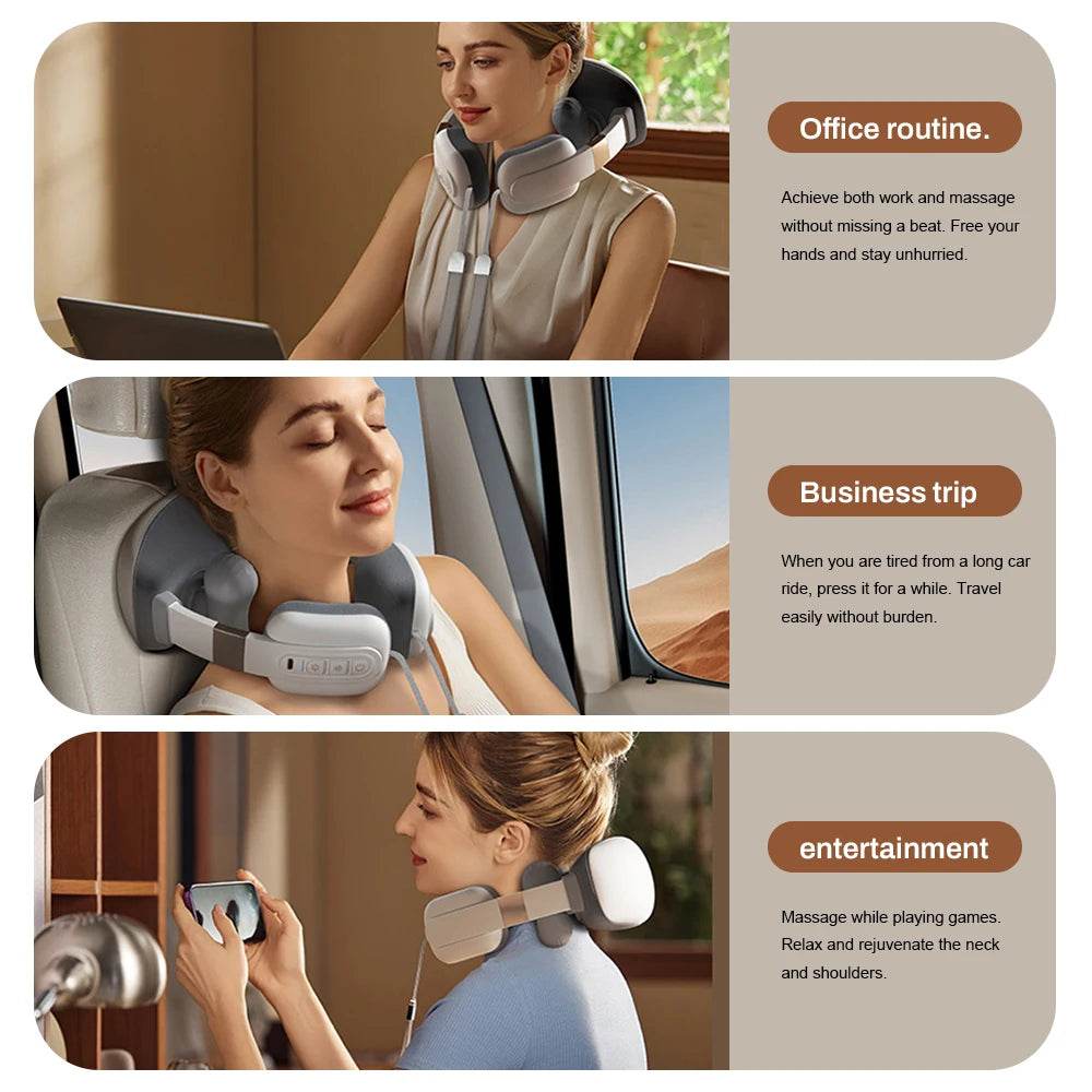Multifunctional Heated Neck And Shoulder Massage Device - Sleep Galleria