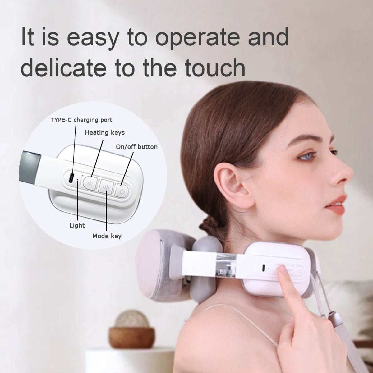 Multifunctional Heated Neck And Shoulder Massage Device - Sleep Galleria